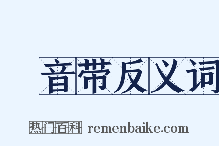 録音带反义词是什么意思的图片